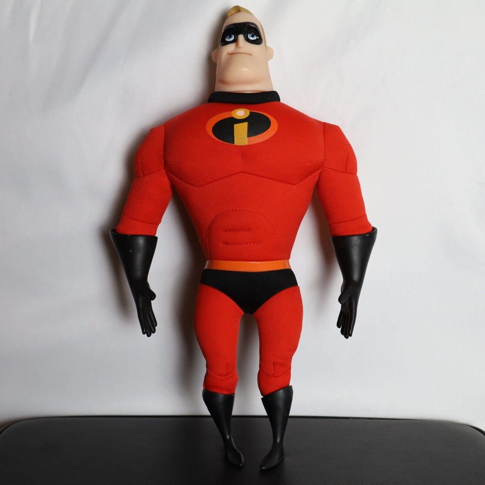 Disney Pixar The Incredibles Mr. Incredible 14" Plush Vinyl Head Jakks Pacific